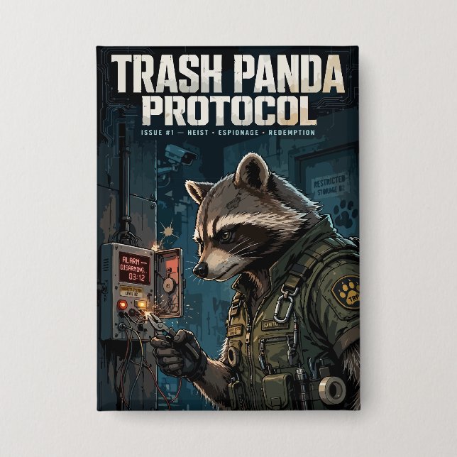 Trash Panda Protocol Button (Vorderseite)