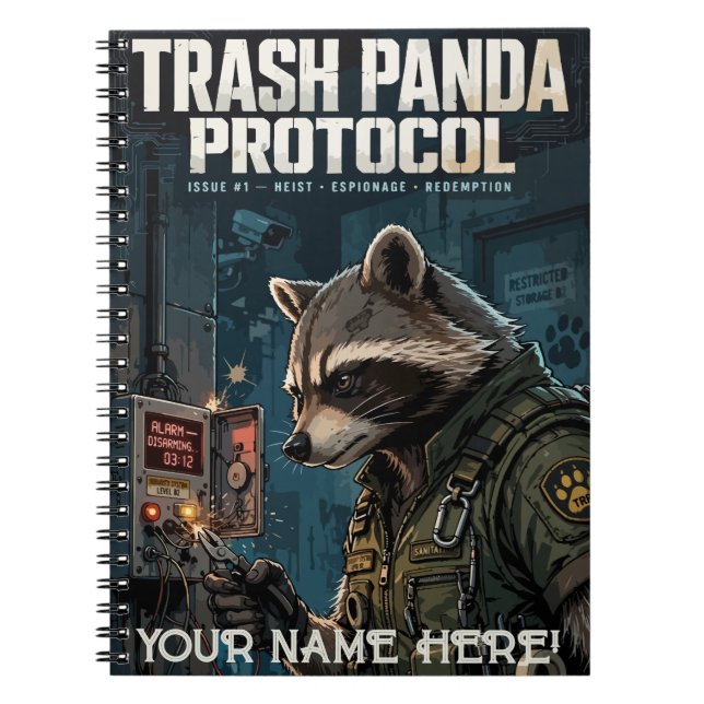 Trash Panda Protocol Notizblock (Vorderseite)