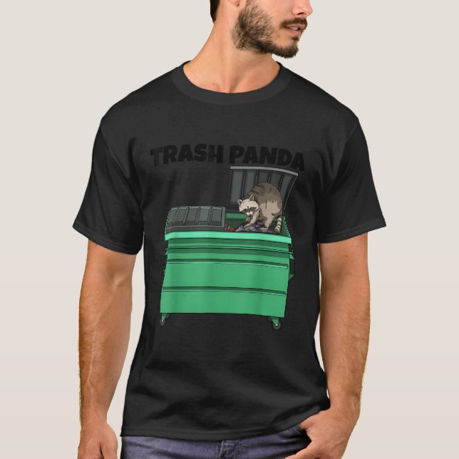 Trash Panda Raccoon Day Liebe He T-Shirt (Vorderseite)