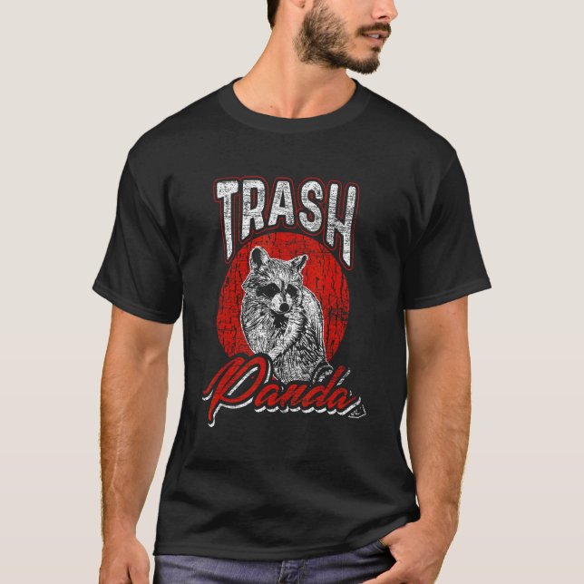 Trash Panda Raccoon T-Shirt (Vorderseite)