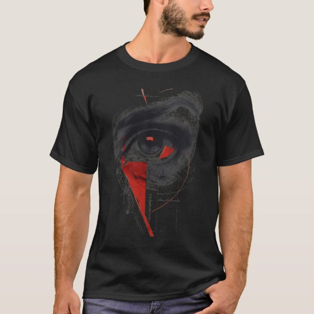 Trash Polka Eye Grafik T-Shirt (Vorderseite)