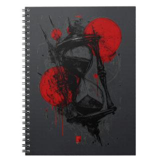 Trash Polka-Stundenglas-Notizbuch Notizblock