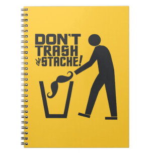 Trash Stache benutzerdefiniertes Farbnotebook Notizblock