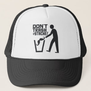Trash Stache hat Truckerkappe