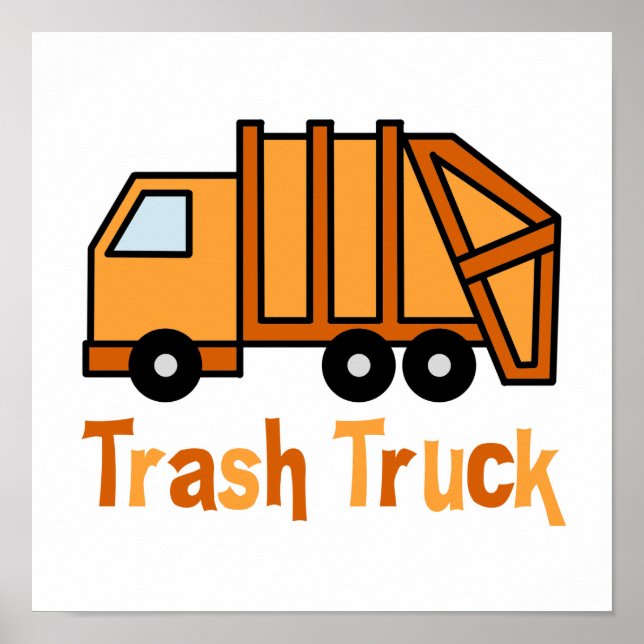 Trash Truck Poster (Vorne)