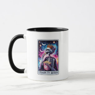 Trash TV Queen Tarot Card Tasse