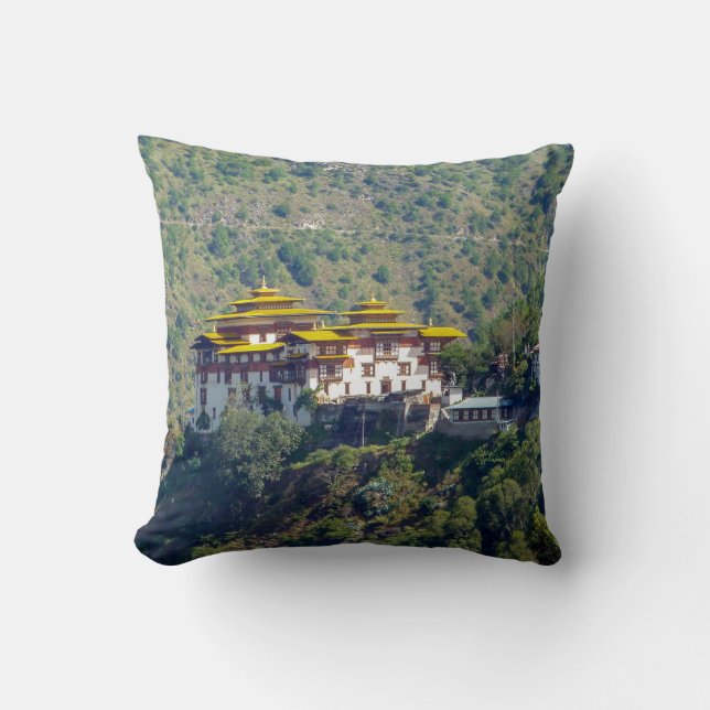 Trashigang Dzong - Ostbhutan Kissen (Vorderseite)