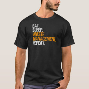 Trashman isst schlafende Abfallentsorgung Müllmann T-Shirt