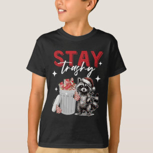 Trashy Christmas Raccoon Xmas Trash Panda Rac blei T-Shirt