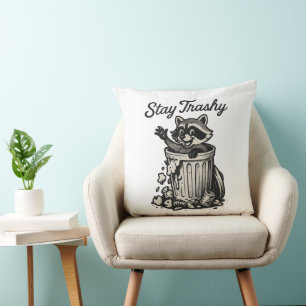 Trashy Raccoon Kissen bleibe