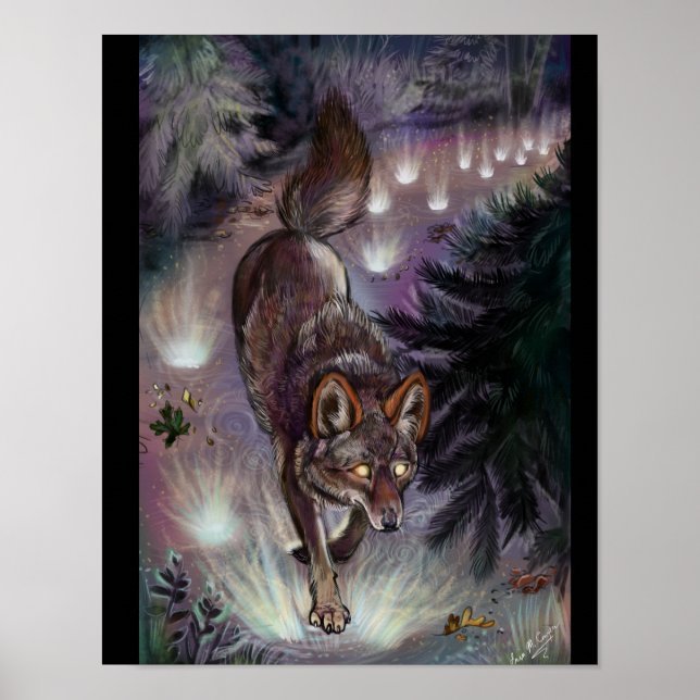 Trassenleuchte Poster (Vorne)