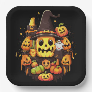 Trassy Pumpkins Pappteller