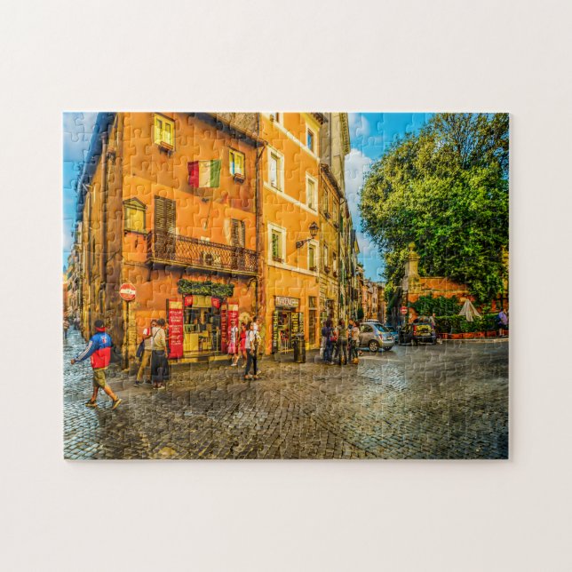 Trastevere Rom. Puzzle (Horizontal)