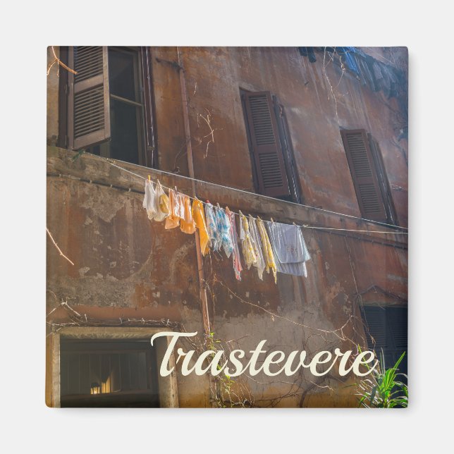 Trastevere Rome Magnet (Vorne)