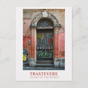 Trastevere, Türen zur Welt, Reise-Postkarten Postkarte