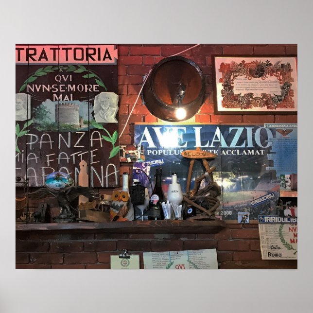 Trattoria - Authentischer italienischer Charme Poster (Vorne)