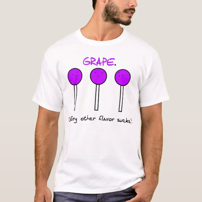 Traube Lolli T - Shirt (Vorderseite)