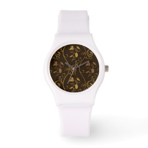 Trauben décor armbanduhr