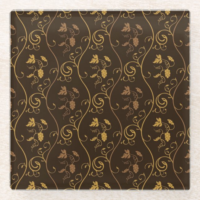 Trauben décor glasuntersetzer (Vorderseite)