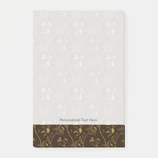 Trauben décor post-it klebezettel (Vorderseite)