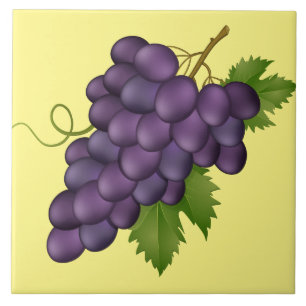 Trauben Druckfolie Fliese