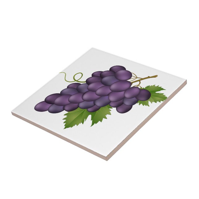 Trauben Druckfolie Fliese (Seite)