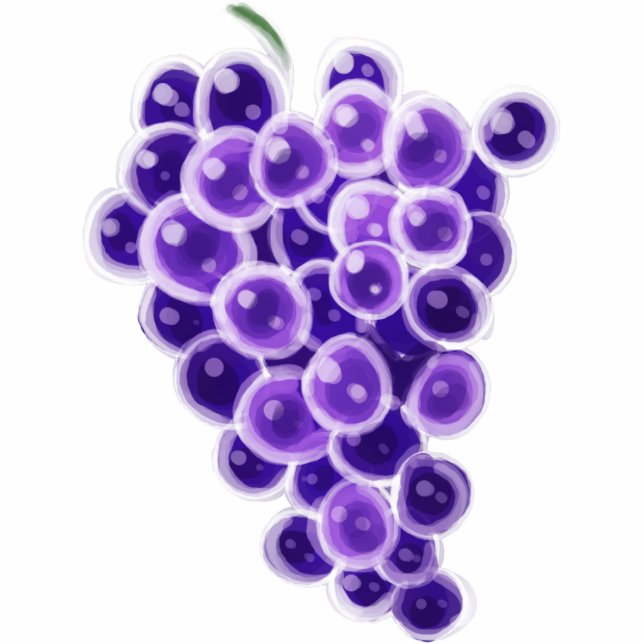 Trauben Freistehende Fotoskulptur (Vorne)