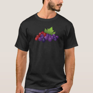 Trauben Frucht DIY Paare Gruppenparty Halloween Ko T-Shirt