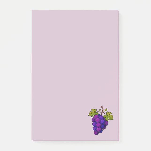 Trauben - Fruchtsammlung - Post-it Klebezettel (Vorderseite)