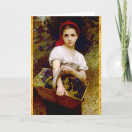 Trauben Harvester Geburtstag Karte