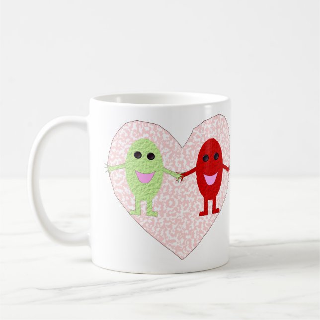Trauben in Liebe Tasse (Links)