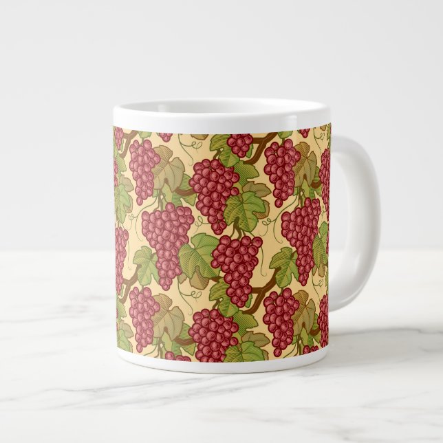 Trauben Jumbo-Tasse (Vorderseite Rechts)