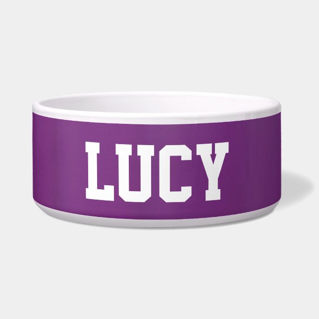 "Trauben-lila" Hundeschüssel Napf (Vorderseite)