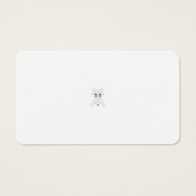 Trauben Lila, Trauben, Honig Blume dekoriert (Vorderseite)