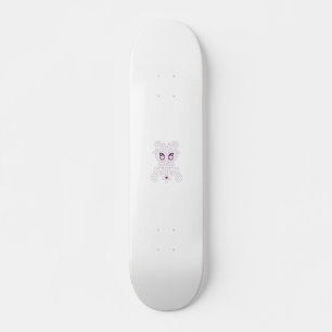 Trauben Lila, Trauben, Honig Blume dekoriert Skateboard
