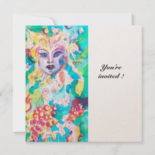 TRAUBEN MÄRCHEN metallic champagner Einladung