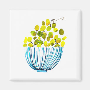 Trauben niedliche Früchte Magnet