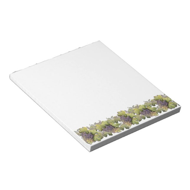 Trauben - Notepad Notizblock (angewinkelt)