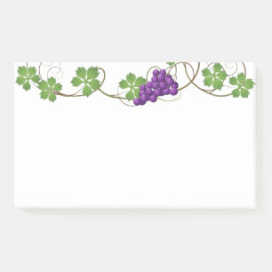 Trauben Post-it Klebezettel