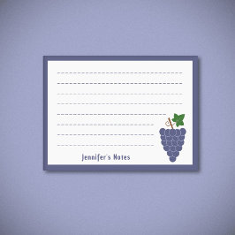 Trauben Post-it Klebezettel