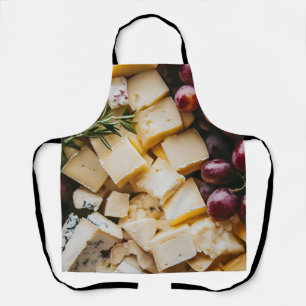 Trauben und Käse Schürze