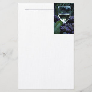 Trauben und Wein-Briefpapier Briefpapier