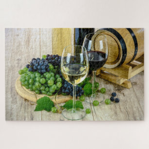 Trauben und Weinpuzzle Puzzle