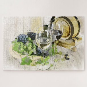 Trauben- und Weinrätsel Puzzle