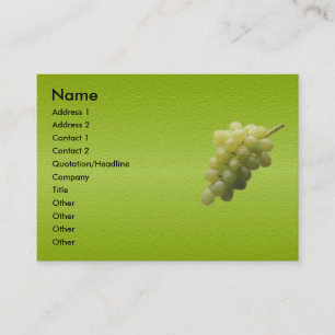 Trauben-Visitenkarte Visitenkarte