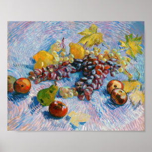 Trauben, Zitronen, Birnen und Äpfel, Van Gogh Poster
