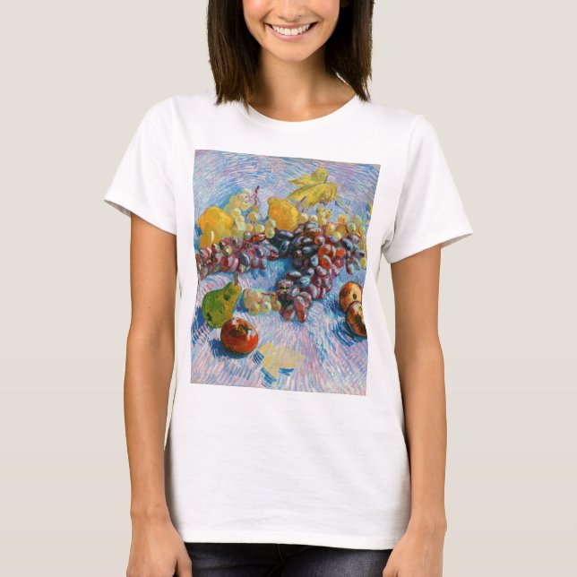 Trauben, Zitronen, Birnen und Äpfel, Van Gogh T-Shirt (Vorderseite)