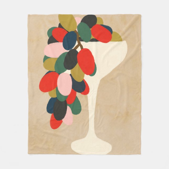 TraubenArray Fleecedecke (Vorderseite)