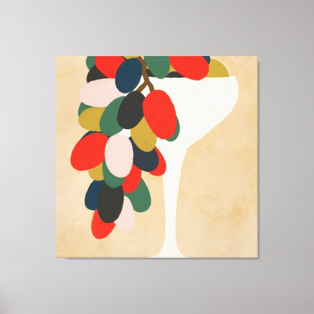 TraubenArray Leinwanddruck (Vorderseite)