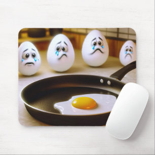 Traubeneier mit Fry Pan Mousepad